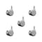 Service Caster 2 Inch MRI Safe Casters with Brakes, 7/16 Inch Grip Ring Stem, Set of 5, SCC, 5PK SCC-GR02S50-TPR-GRY-B-71678-MRI-5 - alternate 1